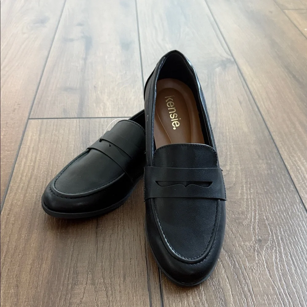 Kensie Gitty Classic Black Women’s Slip-On Loafers